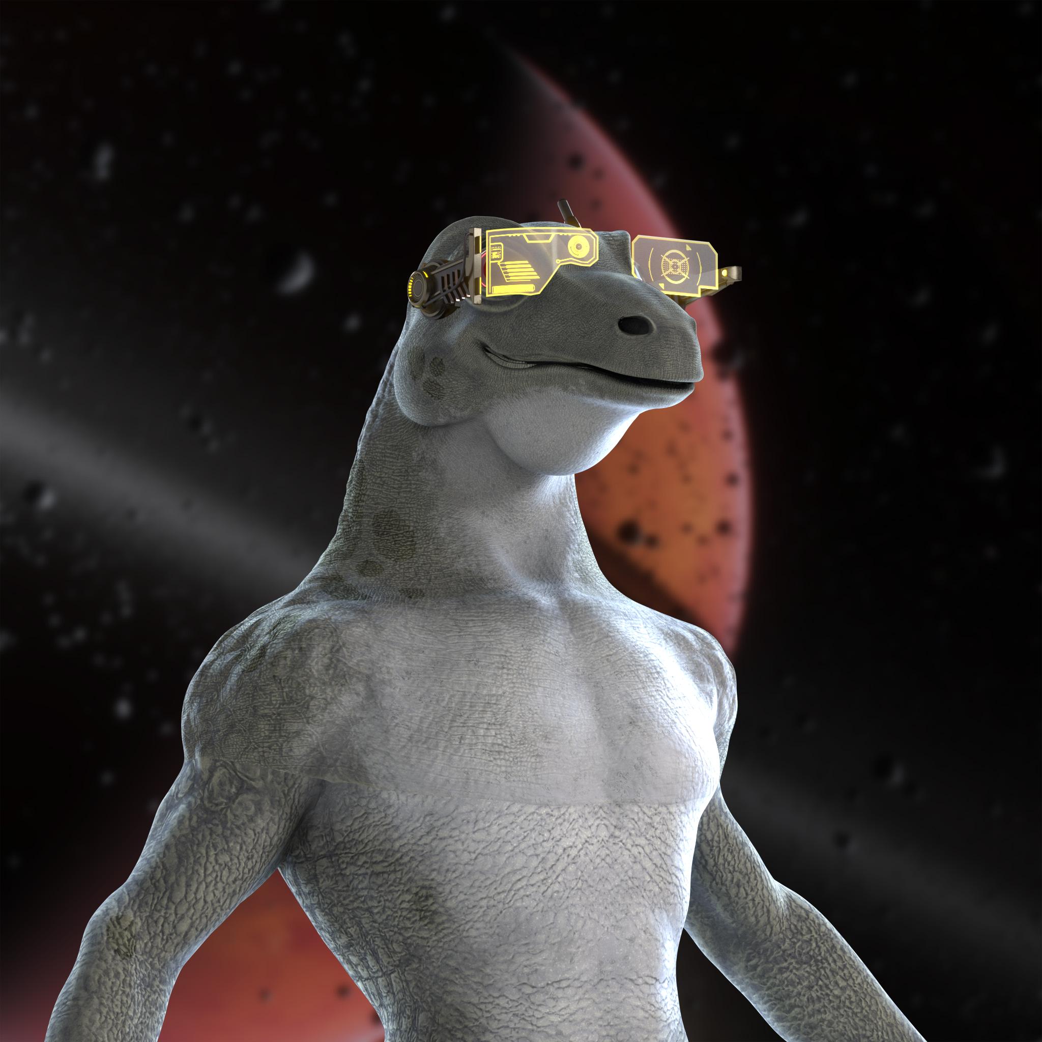 PolyGoanna 123 NFT on Algorand