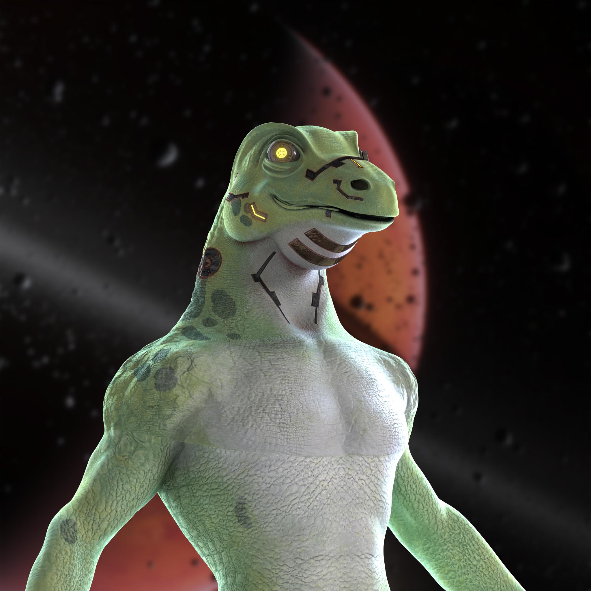 PolyGoanna 195 NFT on Algorand