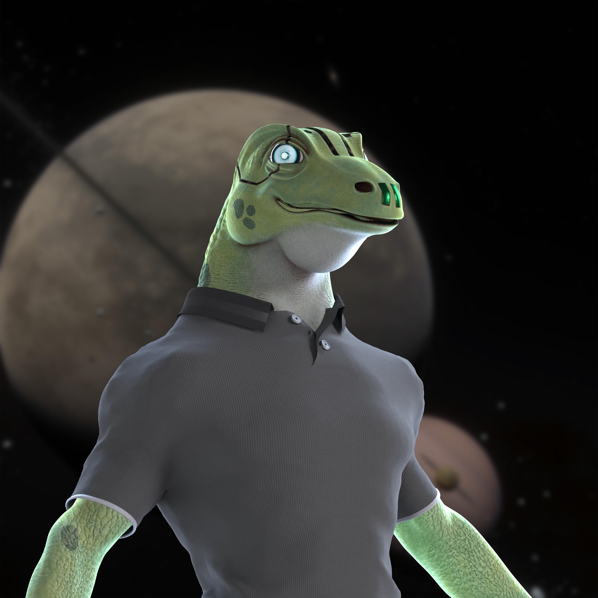 PolyGoanna 203 NFT on Algorand