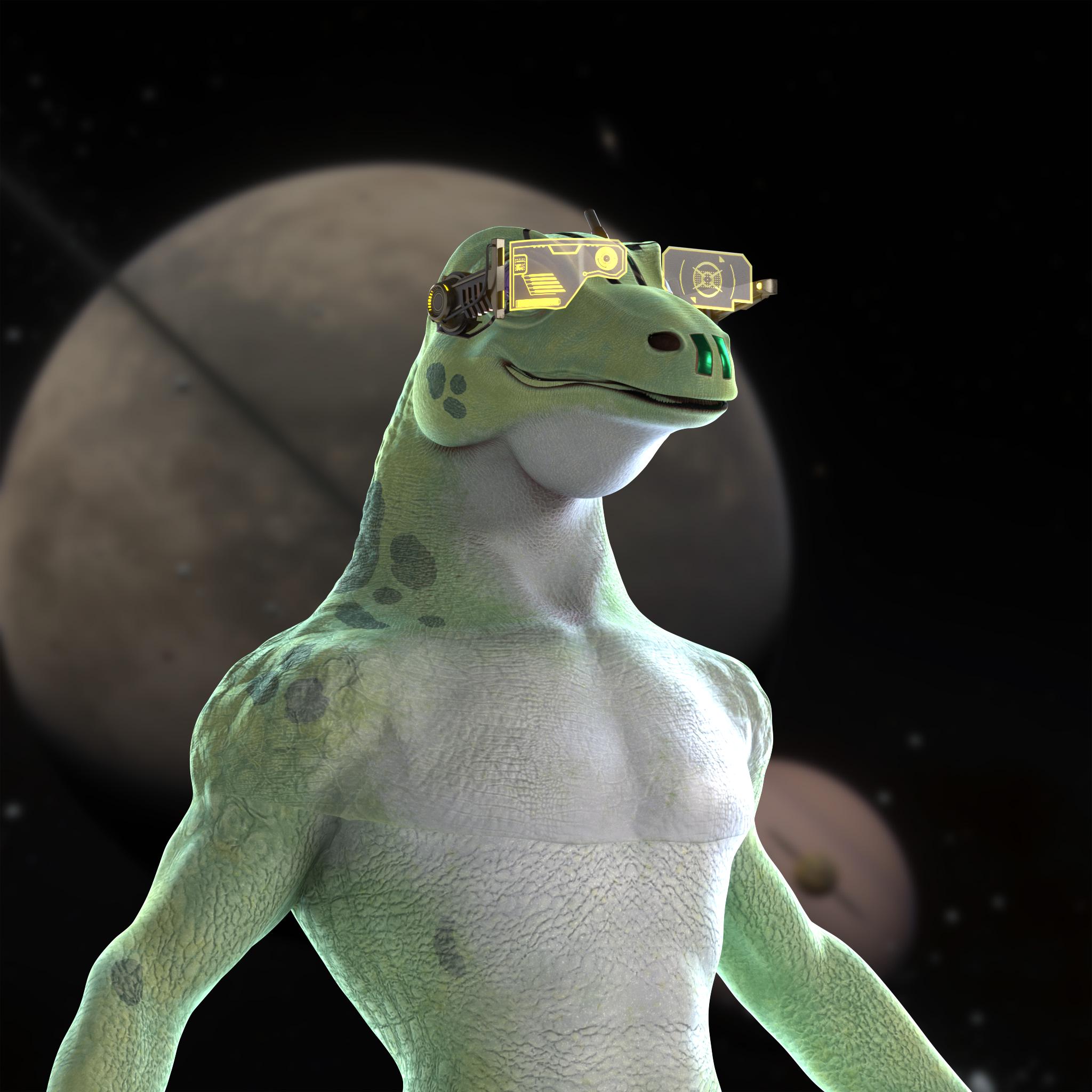 PolyGoanna 208 NFT on Algorand