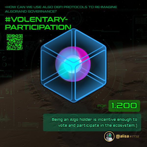 Poly #VOLENTARY-PARTICIPATION NFT on Algorand